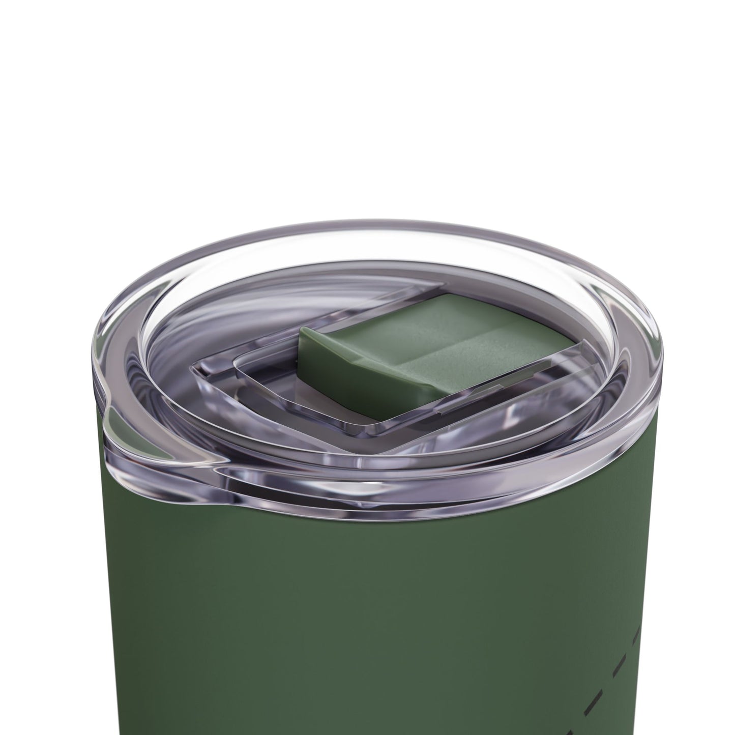 Powered by Jet Fuel- Green Matte Skinny Tumbler