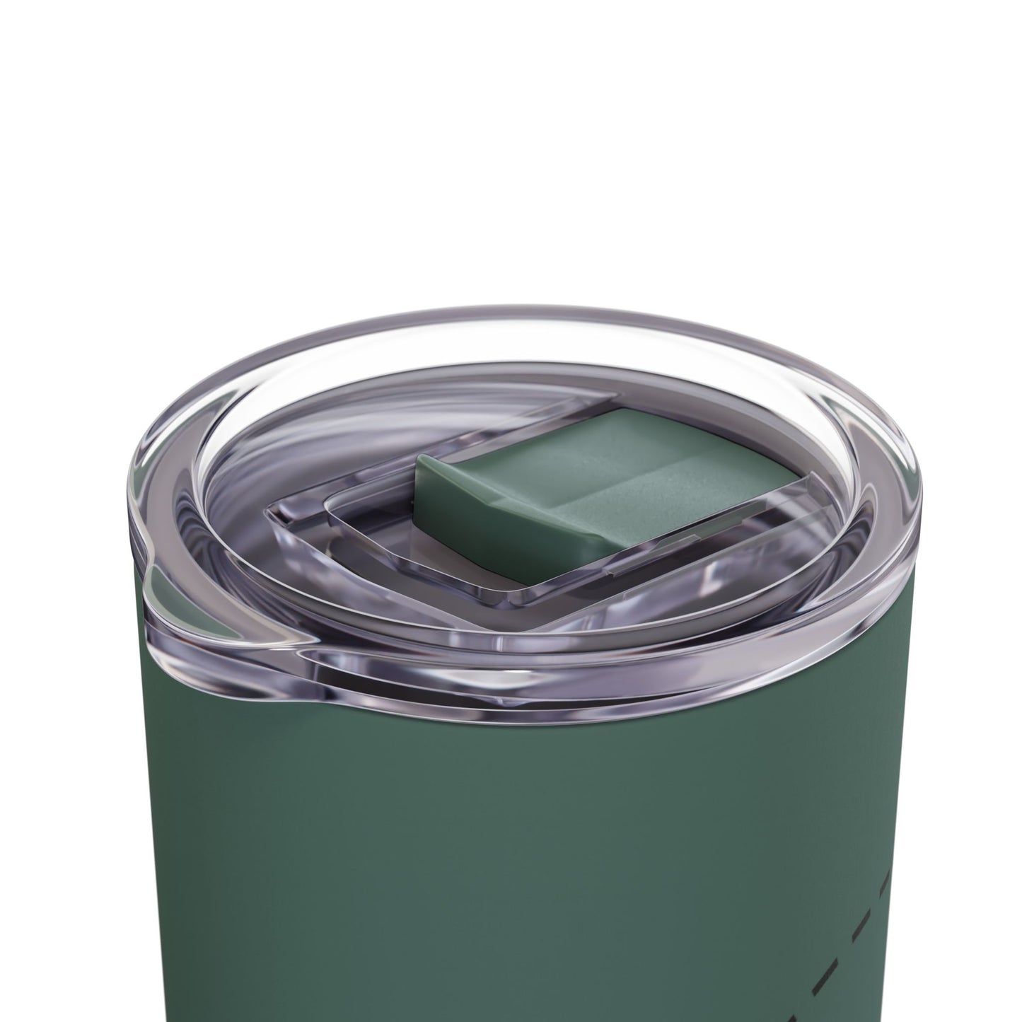 Powered by Jet Fuel- Green Matte Skinny Tumbler