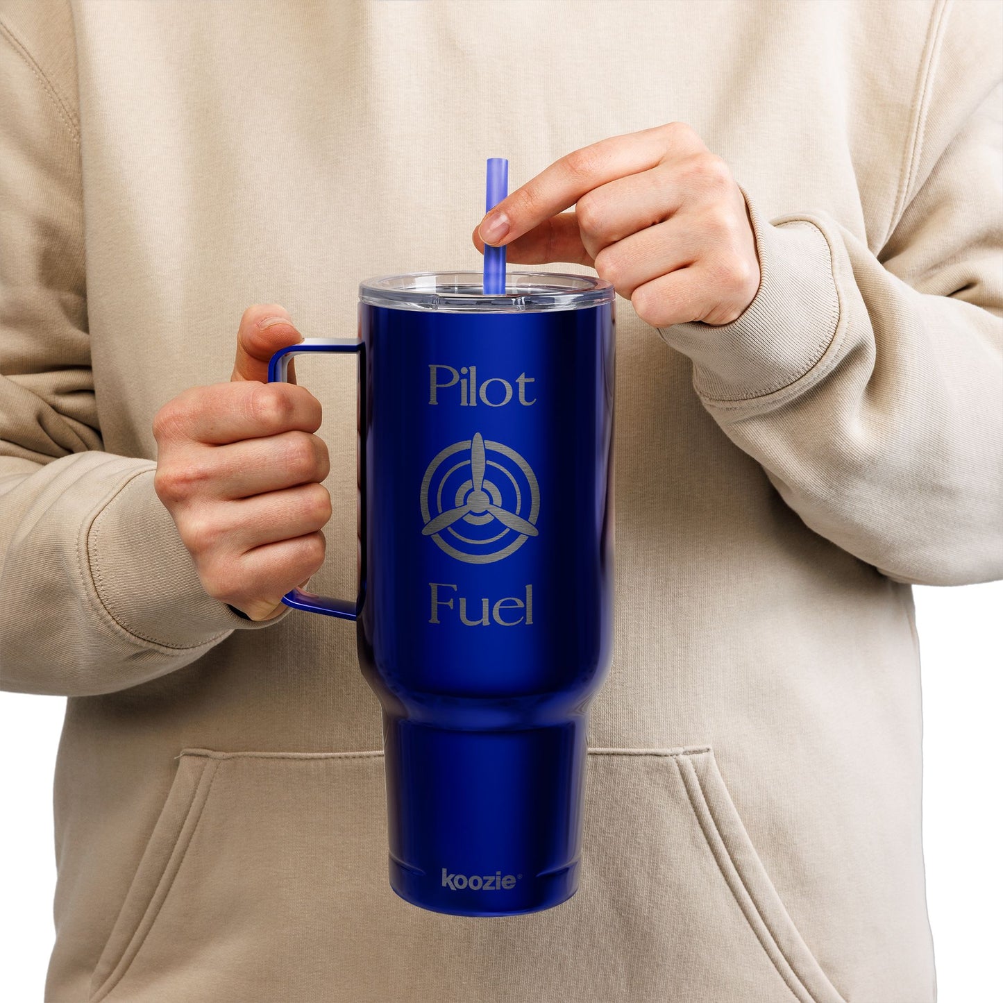 Pilot Fuel 40oz Insulated Tumbler with Lid