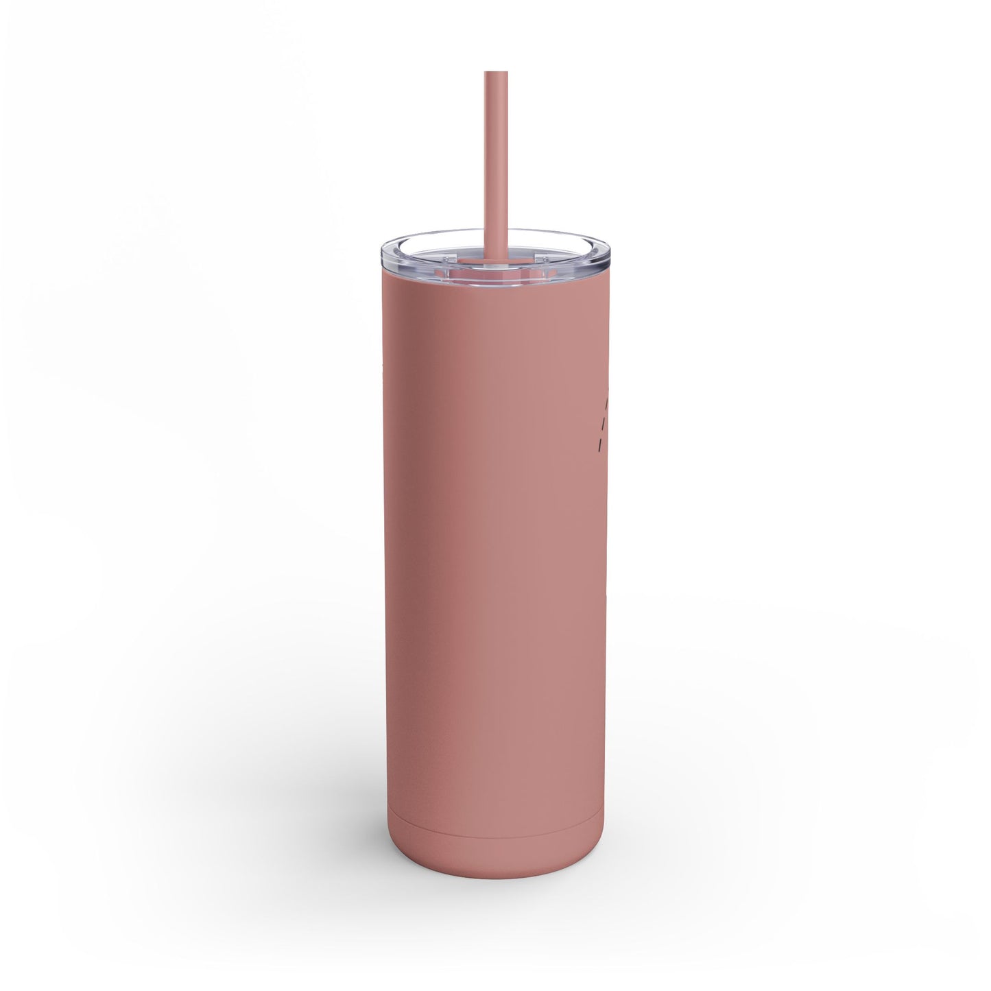 Powered by Jet Fuel- Green Matte Skinny Tumbler